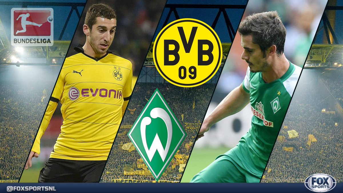 ESPNnl's tweet photo. LIVE: Borussia Dortmund hoopt tegen laagvlieger Werder Bremen in het spoor te blijven van koploper Bayern. #borwer https://t.co/38RyXWf2wf