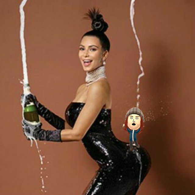 snacksmedia's tweet image. Morning #Kardashian shower. #Miitomo #miibutts