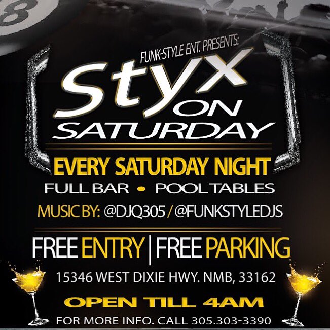 djQ305's tweet photo. 📣Tonight, the party is at #StyxMiami! Livest spot on the Weekend. 21+ to Party. Music by: @djQ305 | Open till 4am. https://t.co/clAR9DabMg