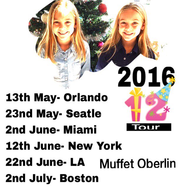MuffetOberlin's tweet image. Watch out!!! Muffets about! Tickets for sale 9.4.16!! Pre-order now!!! #12 #Tour #MuffetOberlin #TourDays #12Tour