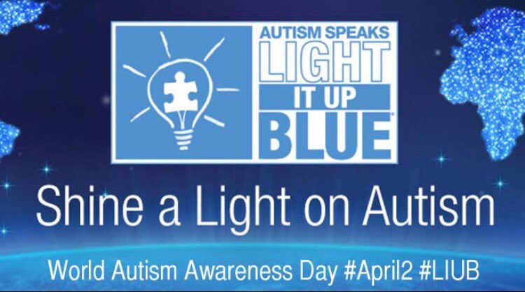 Ohhoneymusic's tweet photo. Today is World Autism Awareness day. Let's all help shine a light on autism &amp; get educated.💙 @autismspeaks #LIUB https://t.co/Sj9ju1gV6O