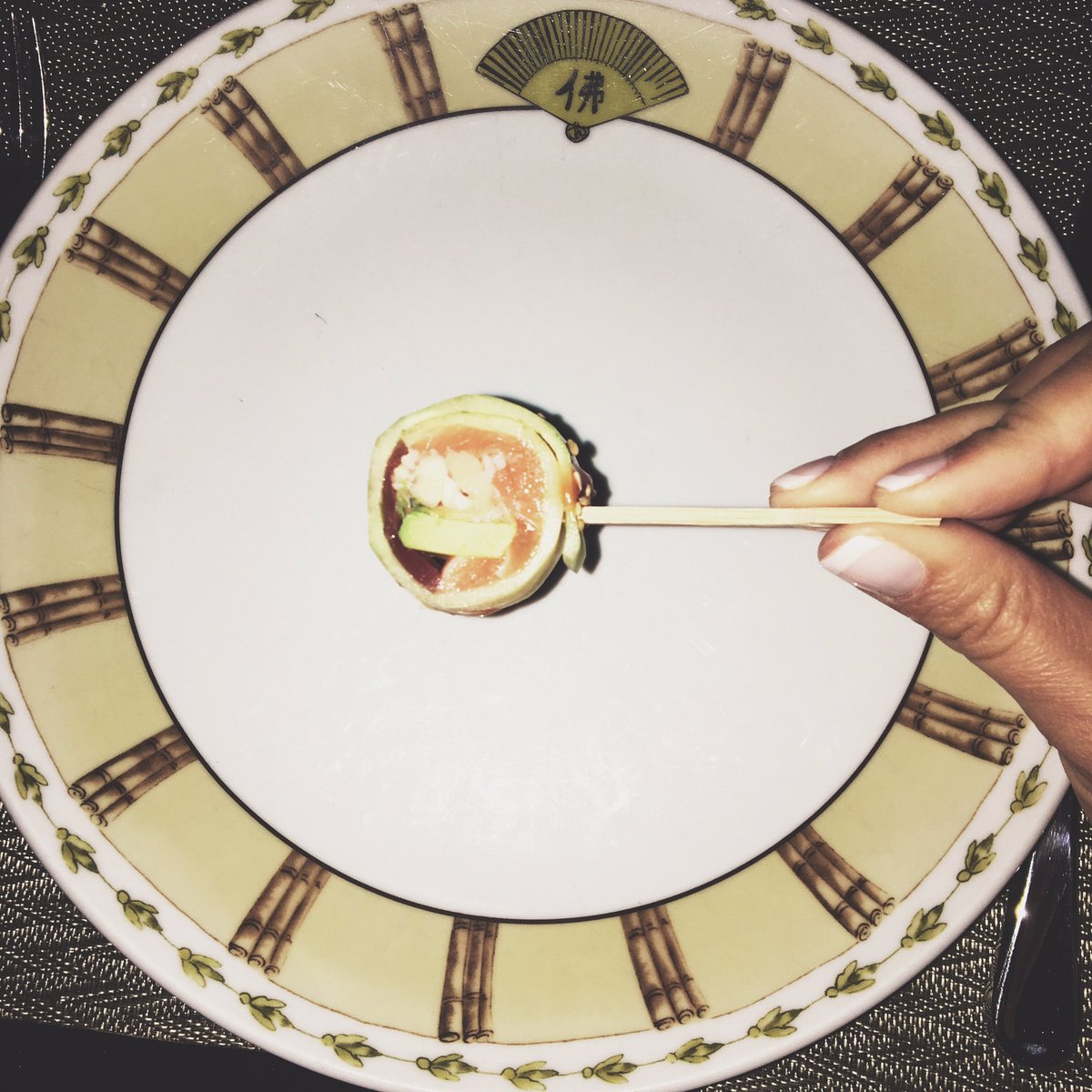 No need to break the diet with these rice free sushi <a href="/GrosvenorHouse/">Grosvenor House Dubai</a> #Dubai So delicious #lowcarb #diet #weightloss