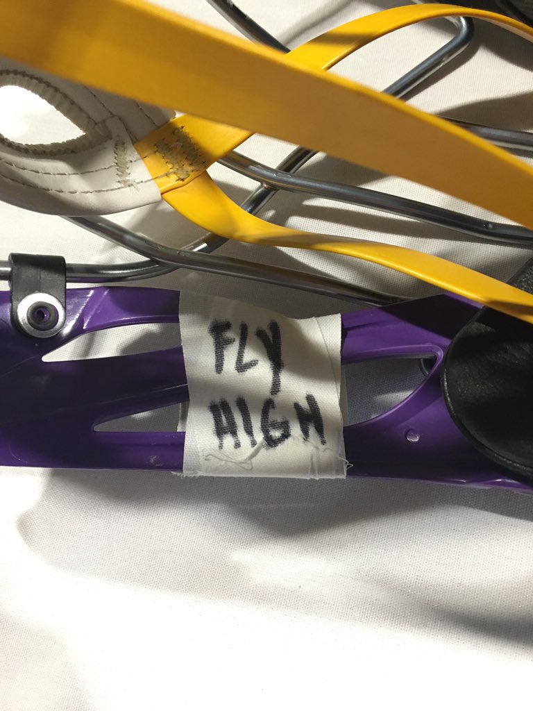 JustinBerger27's tweet photo. Playin for my man Toni today- wish he was here chirping us instead! #FlyHighTO @RiverHawkSAAC https://t.co/WJrA6NVDJf