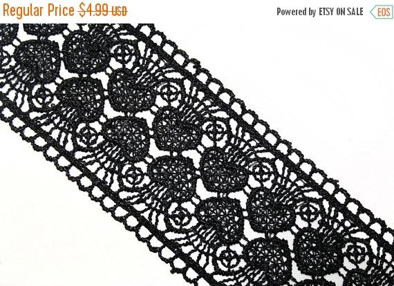 KBazaarFashion's tweet image. Shop SALE 2 YARDS #BlackLace #CrochetTrim Ribbon for Crafts etsy.com/listing/235059… #lacecollar #lacecollar