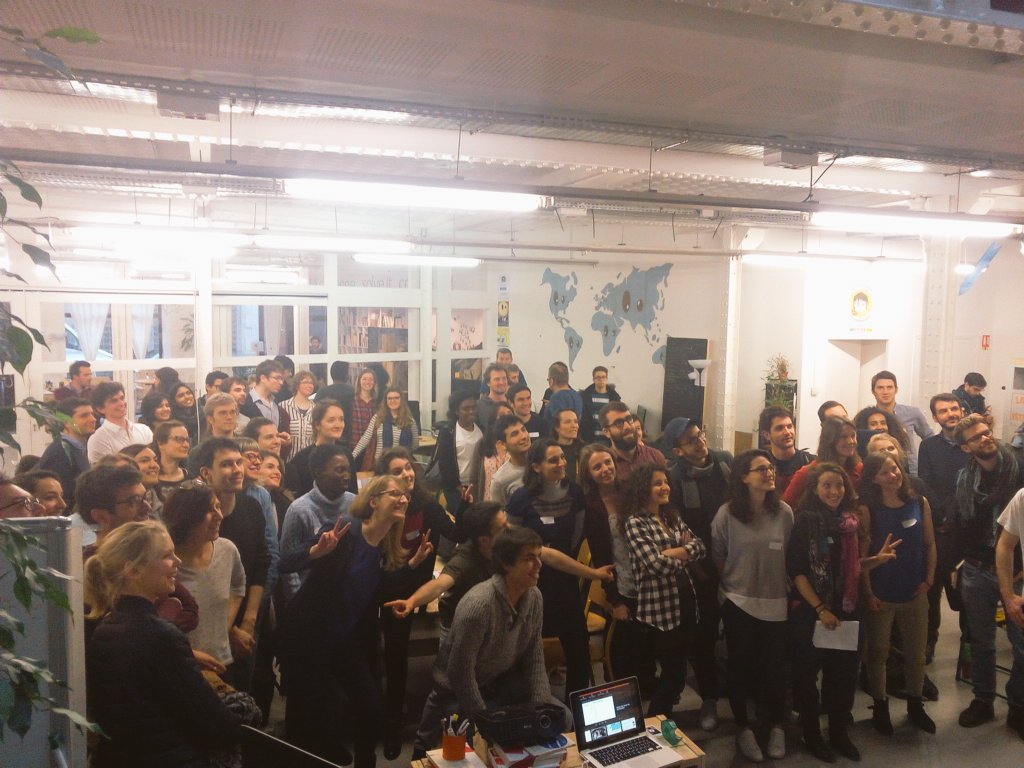 MathildeThorel's tweet image. #SFDay more than 100 participants in Paris! Latam is next! @SenseCubeCC !