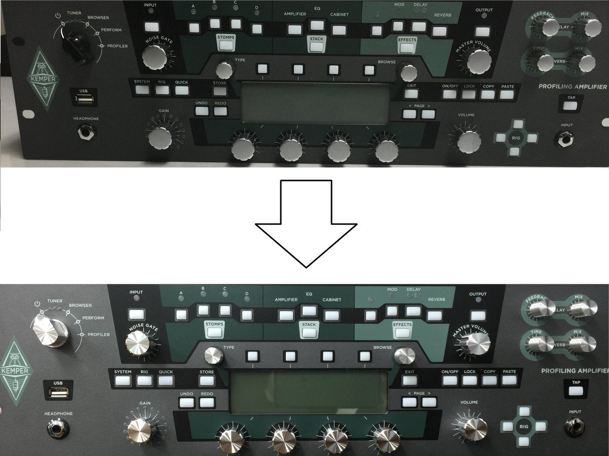 HATA Kemper(ラック用)カスタムノブセット HATA Kemper(ラック用)カスタムノブセット