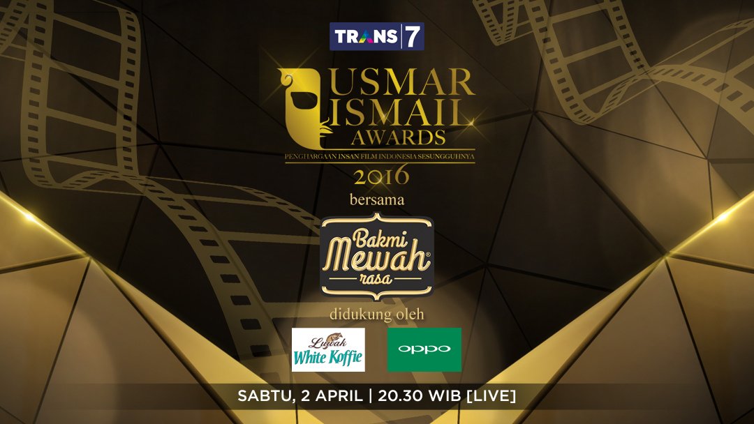 Terimakasih telah menyaksikan Usmar Ismail Awards 2016, maju terus perfiman Indonesia #UIA2016 #BakmiMewah