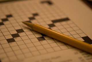checkoutbrenda's tweet photo. Guess what some people celebrate in early April? Hint: “4 Across – Game played with pencil and cup of coffee.” https://t.co/8Uhfkffcit