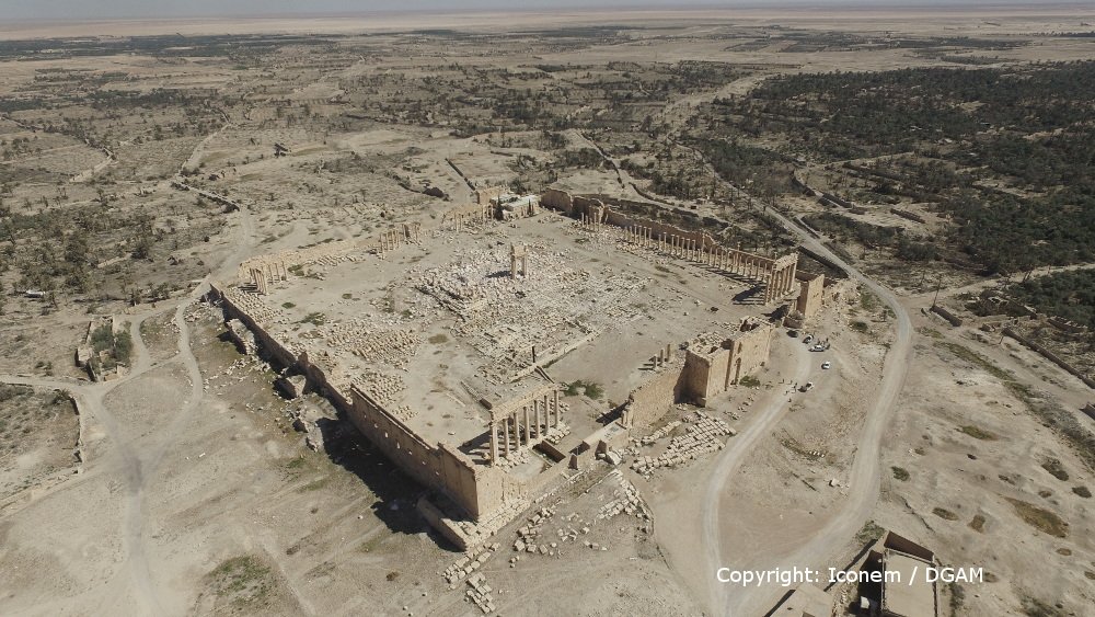 Exclusive photos in Palmyra © DGAM / Iconem  #SyrianHeritage #Palmyra #DGAM
