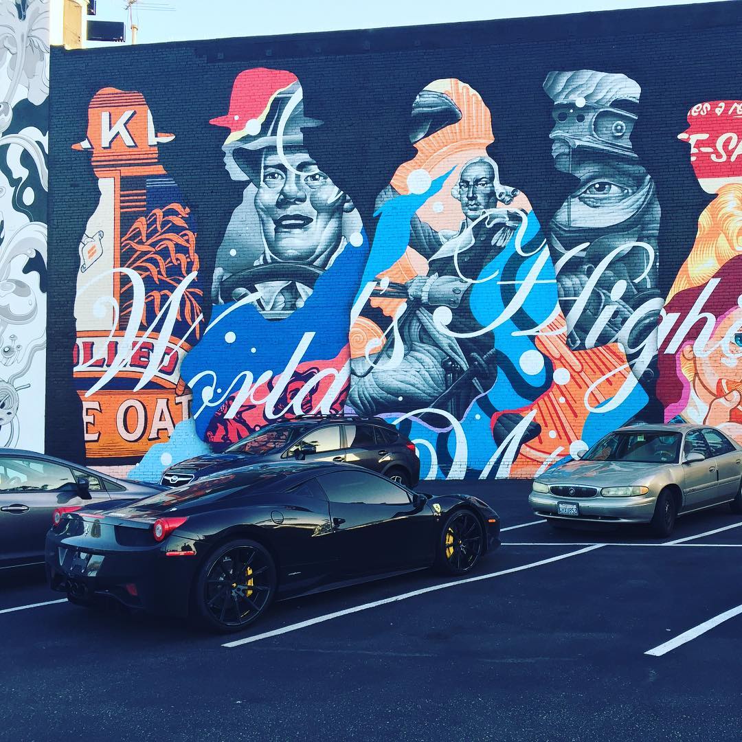 Project #Ferrari458 in Downtown Long Beach