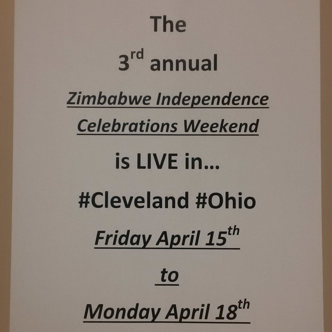 MCBonde1's tweet photo. All roads lead to #Cleveland #Ohio in 2weeks for the #Zimbabwe Independence Weekend with #MatunziCrew #YabeEventz https://t.co/DdCNmYzd1t