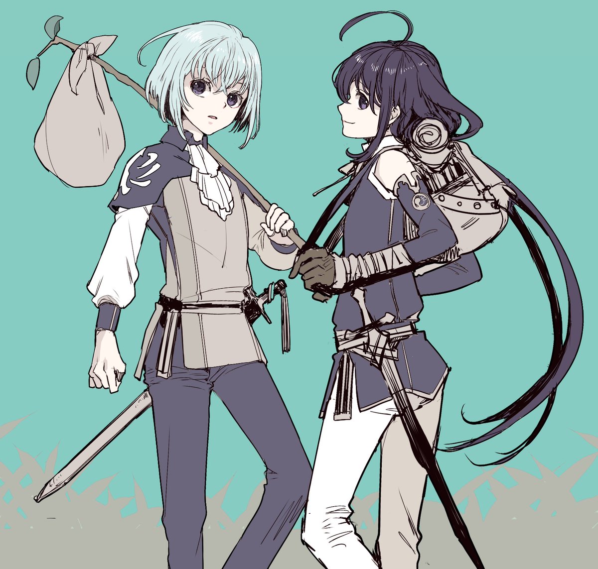 Ang Twitterissa ファンタジーキャラ化リク ネタ 流浪の双子剣士なずおばみ Aneさんのリク見て 帝国アワ ダ グージ で検索してしまったこのｗ T Co Kvomgltisr