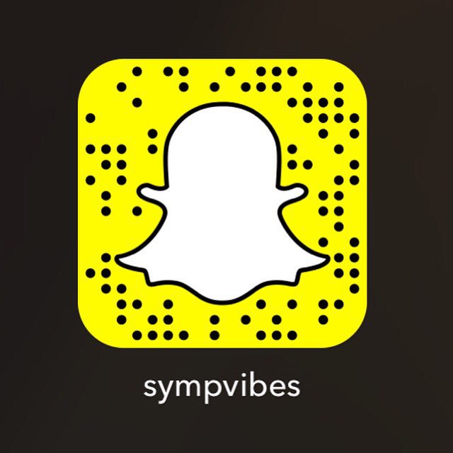 Whaaaat? We're on snapchat? Should you follow us? Yes. And yes. #SympSnaps