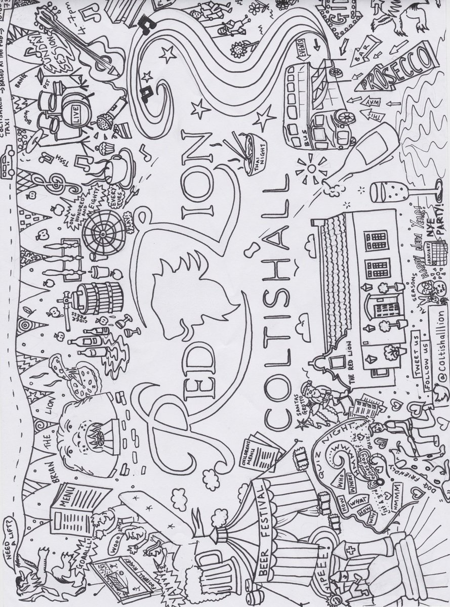 Coltishalllion's tweet image. #creativefriends Doodle art to be used for various things #verypleased @kaaattteeeee spot the new activities
