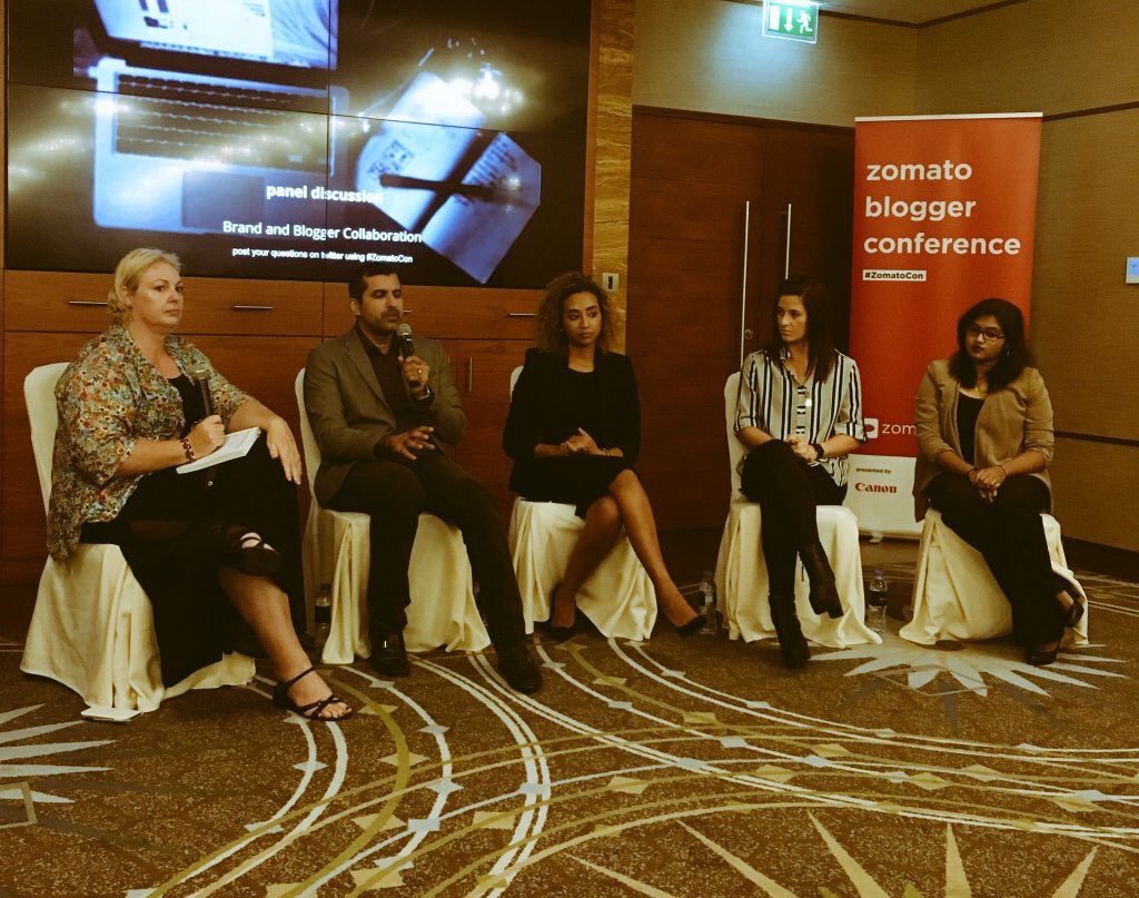 MyWeekendNotes's tweet photo. Feels great to be on the panel discussion for #zomatocon just another #weekendnote https://t.co/GC63geitZU