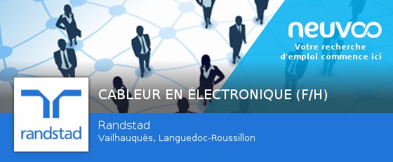 NeuvooMontpelFR's tweet image. #CABLEUR #EN ÉLECTRONIQUE (F/H) neuvoo.fr/job.php?id=08j…