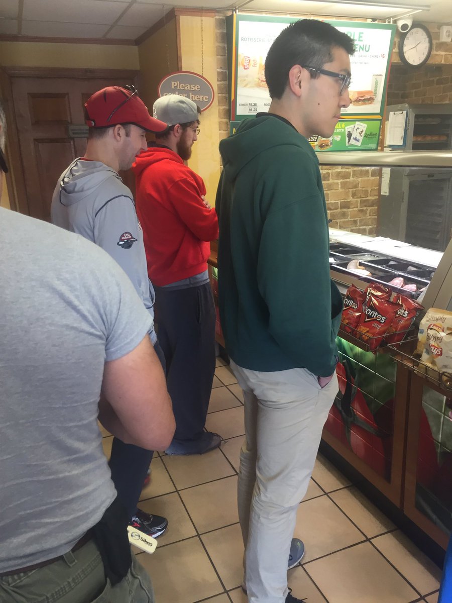 NashNightWatch's tweet photo. Lunch of champions.  Getting ready for the big game tonight. #gowatch https://t.co/FyTjYib62f