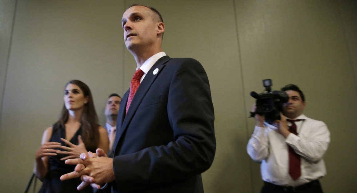 Trump suddenly shrinks thug Lewandowski's role