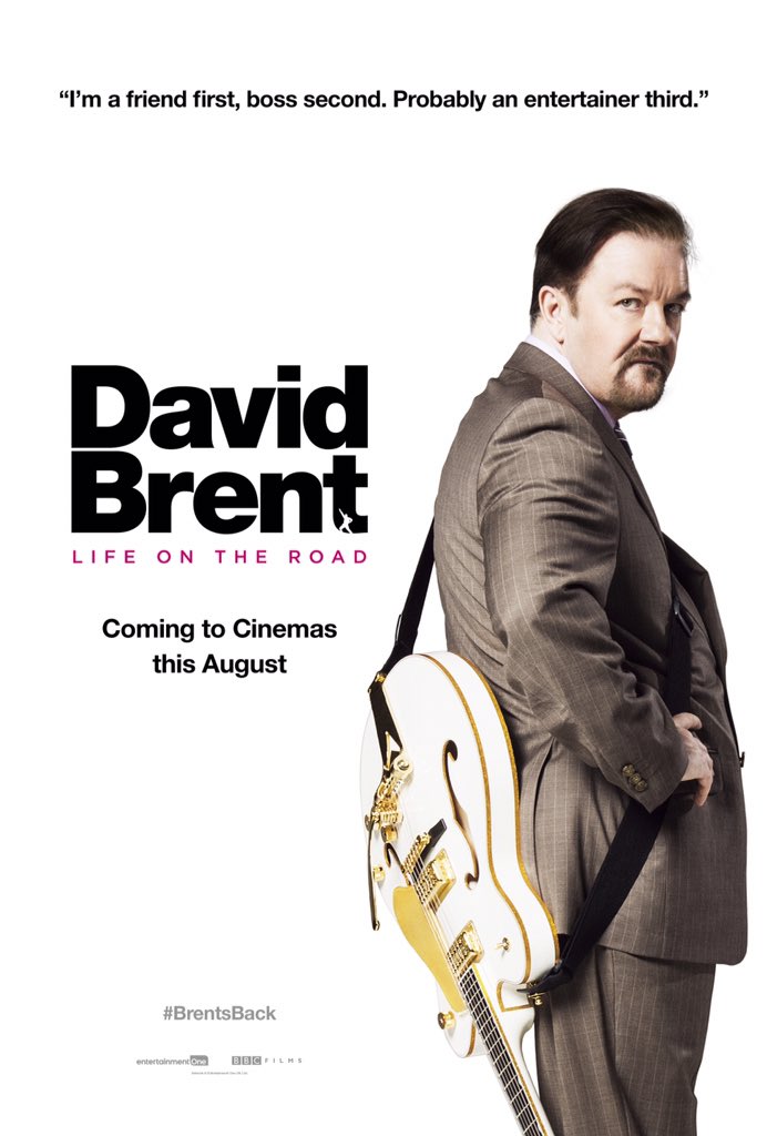rickygervais's tweet image. If you can't already, you have 5 months to learn to play guitar before you buy the David Brent Songbook.