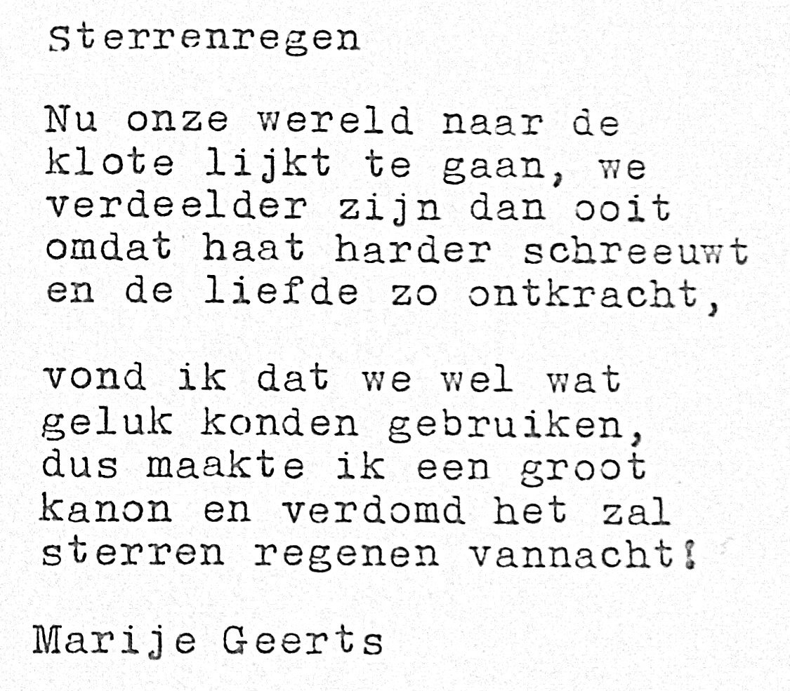 Marije Geerts On Twitter Thoughtry Nr201 Gedicht