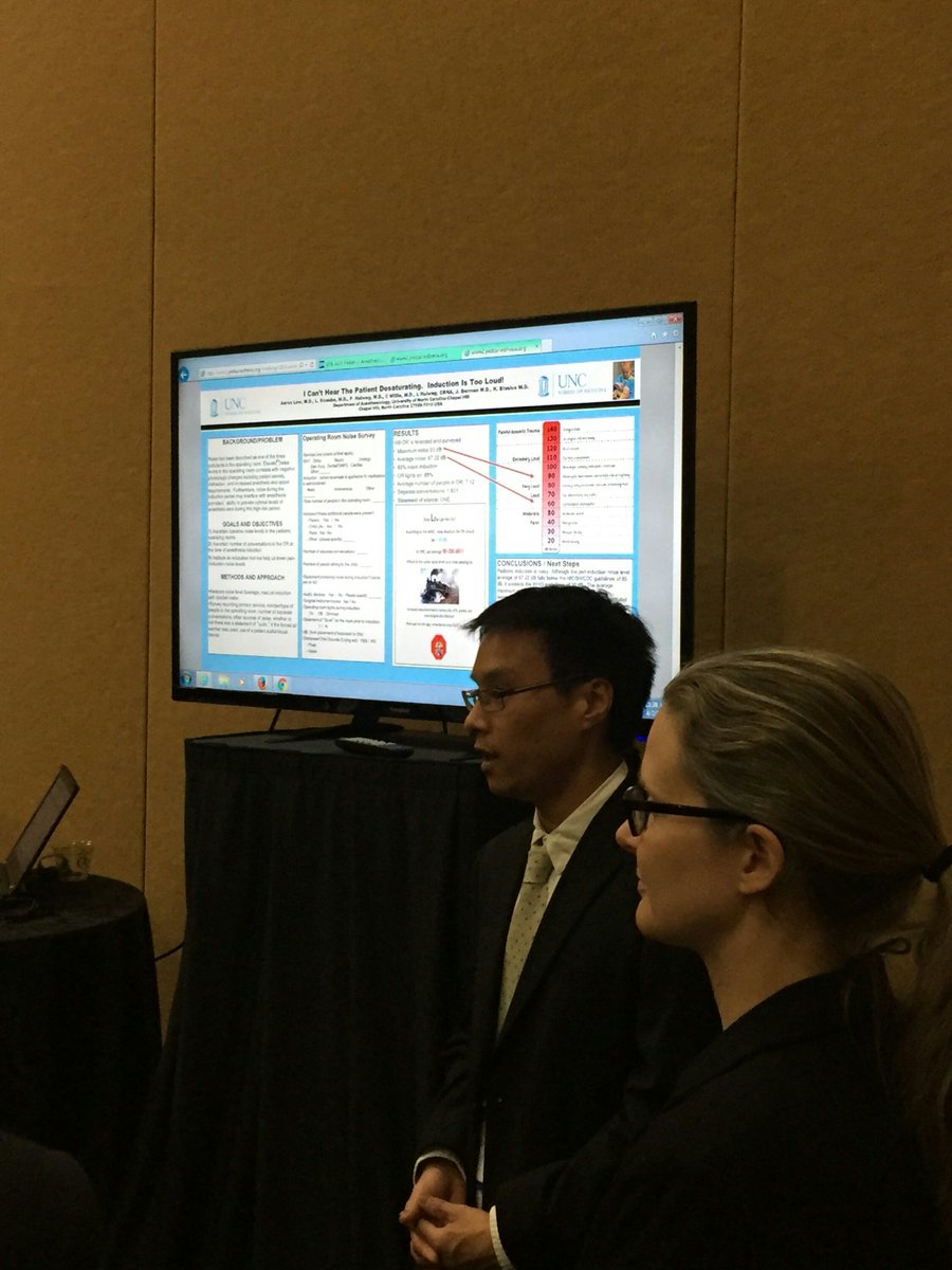 DrMStiegler's tweet image. Another @UNC_Anesthesia presentation at #SPACOS2016 - nice job Dr Low!