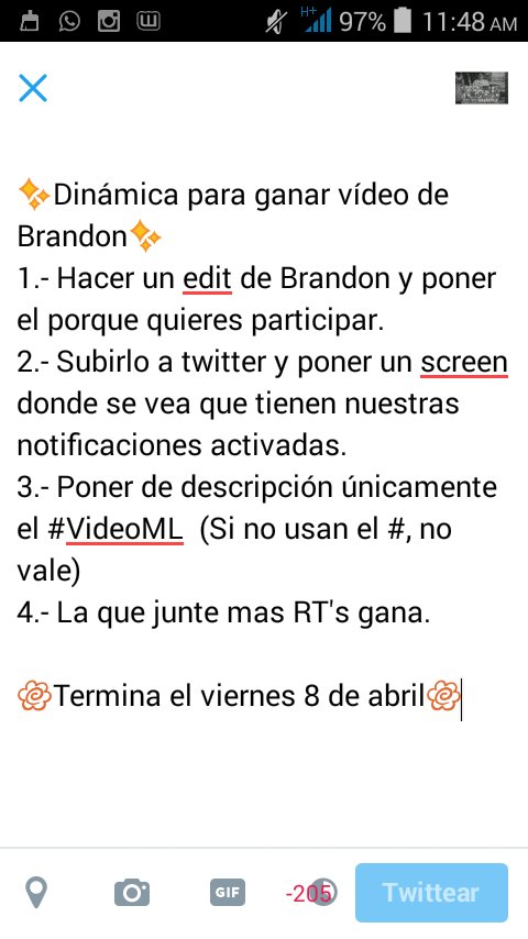Mezaliosas's tweet photo. โจDinรกmica para ganar vรญdeo de @brandon_meza โจ #VideoML https://t.co/nf59D0SFc3