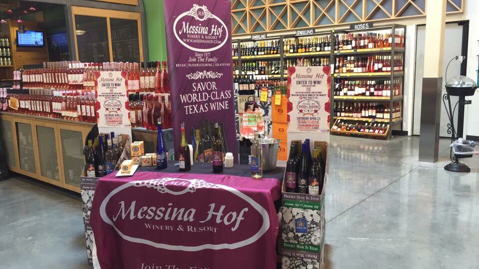 We are at @WholeFoodsHOU on Louetta untill 3pm today! Now serving Beau by the glass &amp; bottle at their bar! #TXWine