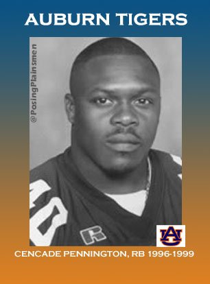 PosingPlainsmen's tweet photo. 1 Week to #ADay2016:  Cencade Pennington toted the rock 20x for 143yds in '98 #Auburn spring game. #WDE https://t.co/7C9fsXdz15