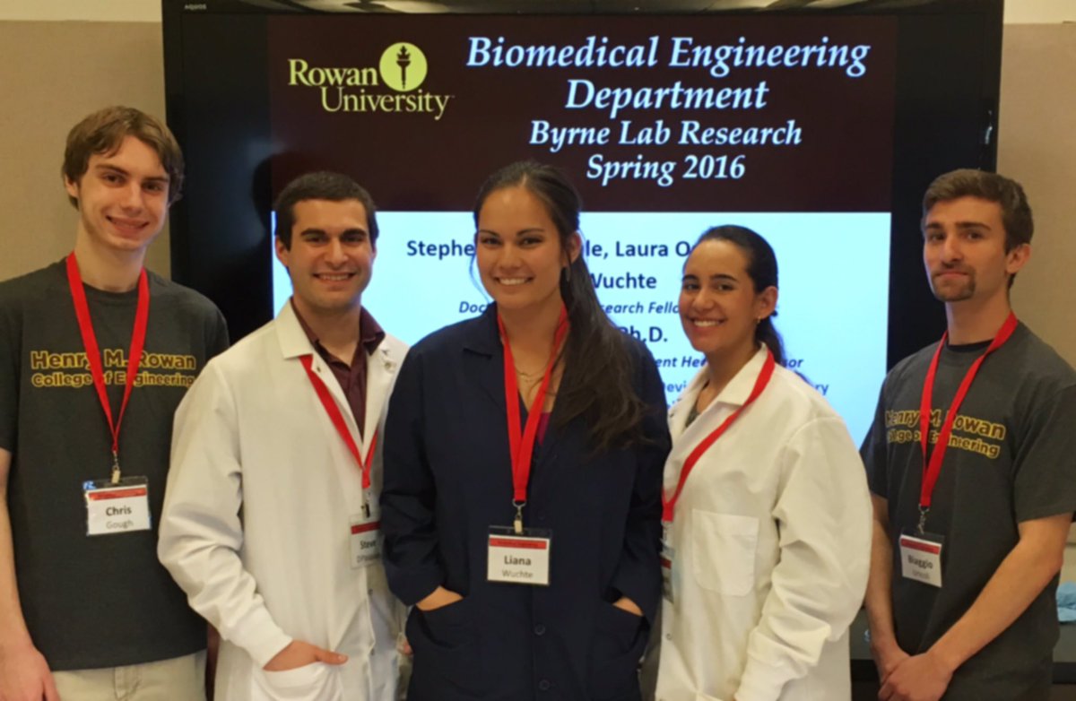 ByrneLabs's tweet photo. @RowanUniversity Accepted Students Day was a success! #TheByrneLab and #RowanBME was well represented. #RowanPROUD https://t.co/raNMVZtlpb