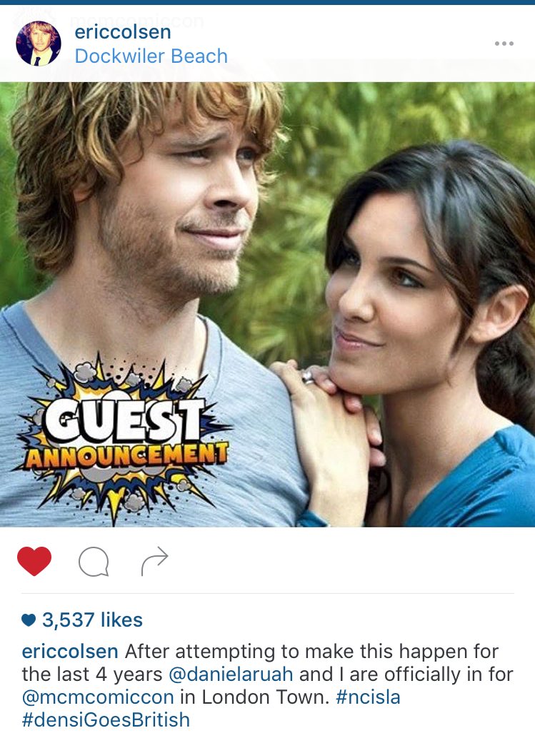 _NCIS_LA's tweet photo. Welcome to London! @ericcolsen @DanielaRuah https://t.co/FmzcoAYNtr