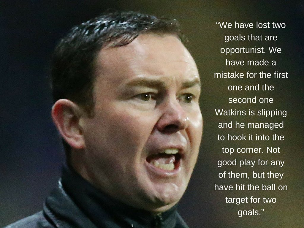 ExEchoSport's tweet photo. AUDIO: Exeter 2 Plymouth 1: Derek Adams not impressed by @watkins_ two goals.
https://t.co/xlo9LYurTH
#ecfc #pafc https://t.co/Tf50VVH7pk