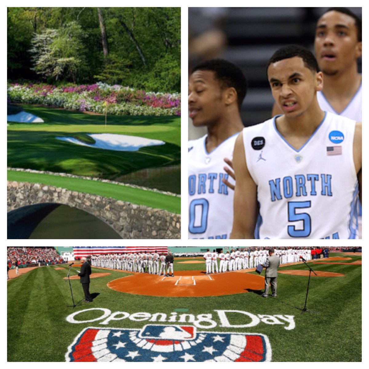 Mike22Matis's tweet photo. Today starts the best 8 day stretch of the annual sports calendar. #FinalFour  #OpeningDay #TheMasters @matis9124 https://t.co/vg6i9LInyK