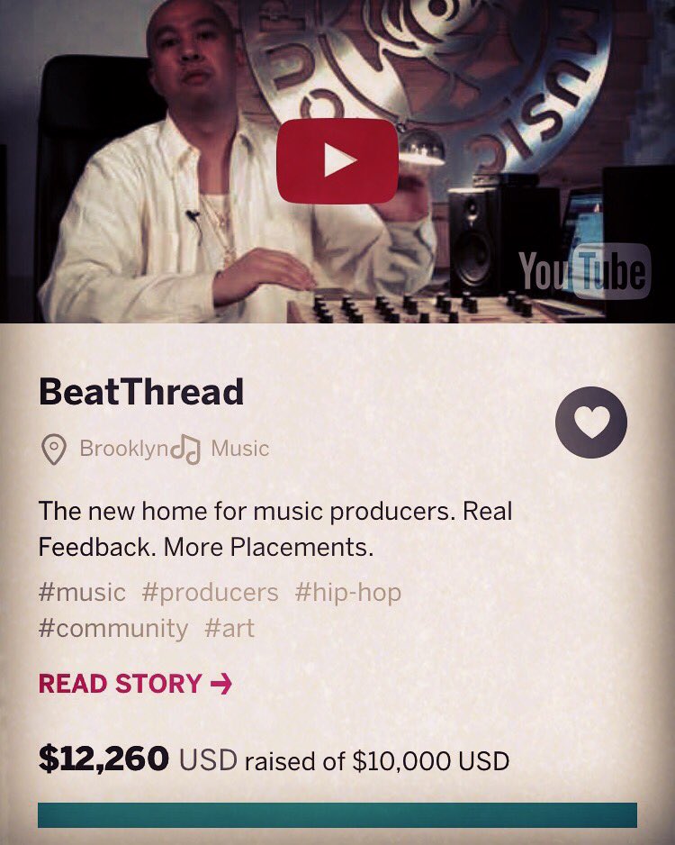 illmindPRODUCER's tweet image. 1 day left to contribute. This is about to be a reality! I&apos;m humbled! bit.ly/beatthread #BeatThread