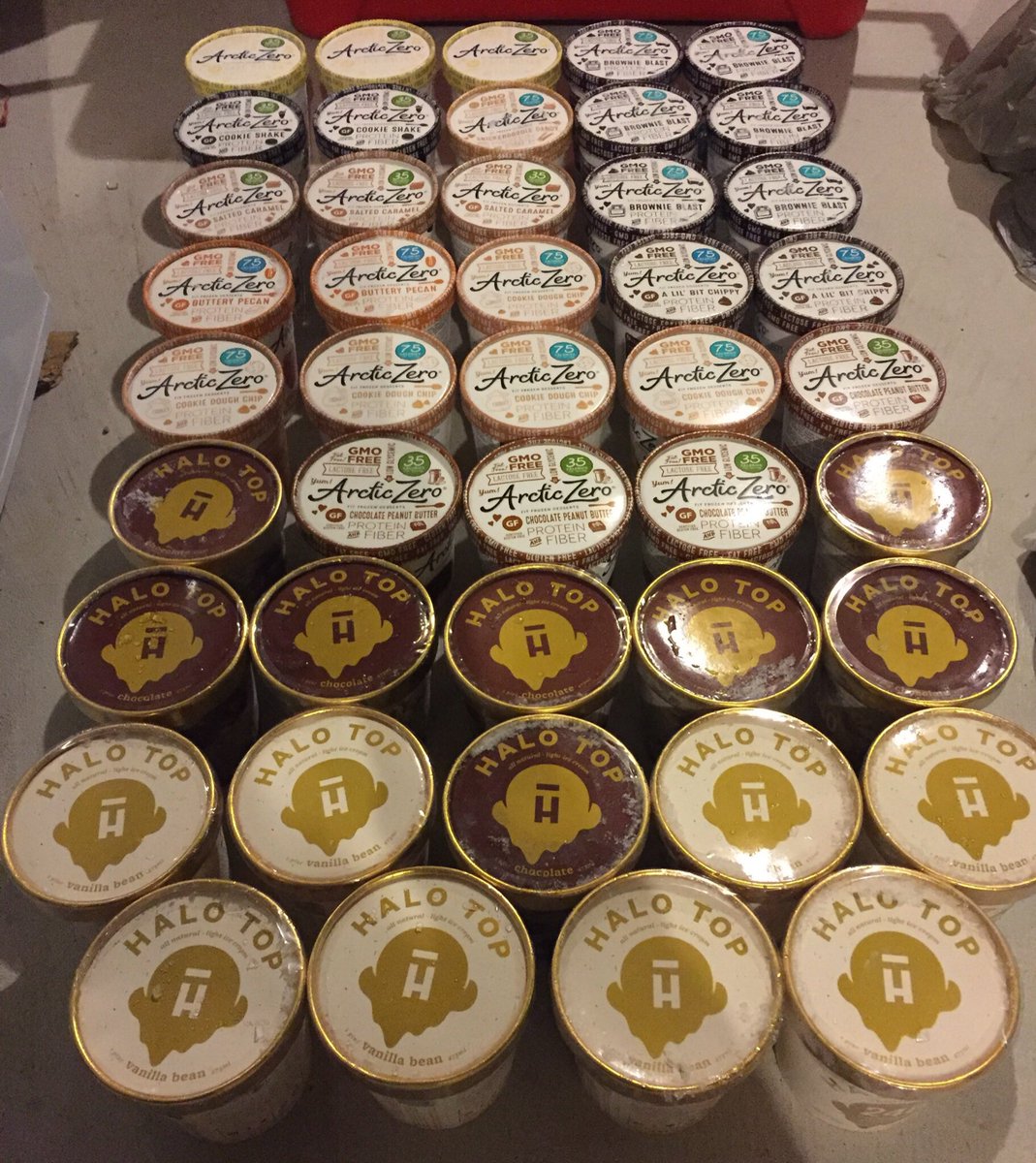 GoldPantsGirl's tweet photo. #ArcticZero &amp; #HaloTop are game changers!🍦😍 An entire pint for 150-300 calories! #fitfood #icecream #cheatclean https://t.co/Eq0NAC1bij