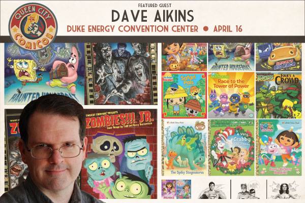 QueenCtyComicon's tweet photo. #FeaturedArtistWeekend: Make sure you get tickets to see illustrator of childrens' books @DaveAikins during #QCC16 https://t.co/99R6oolC7s