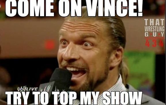 Triple H be like ... 😂😂 #NXTTakeOver #WrestleMania #ThankYouHunter