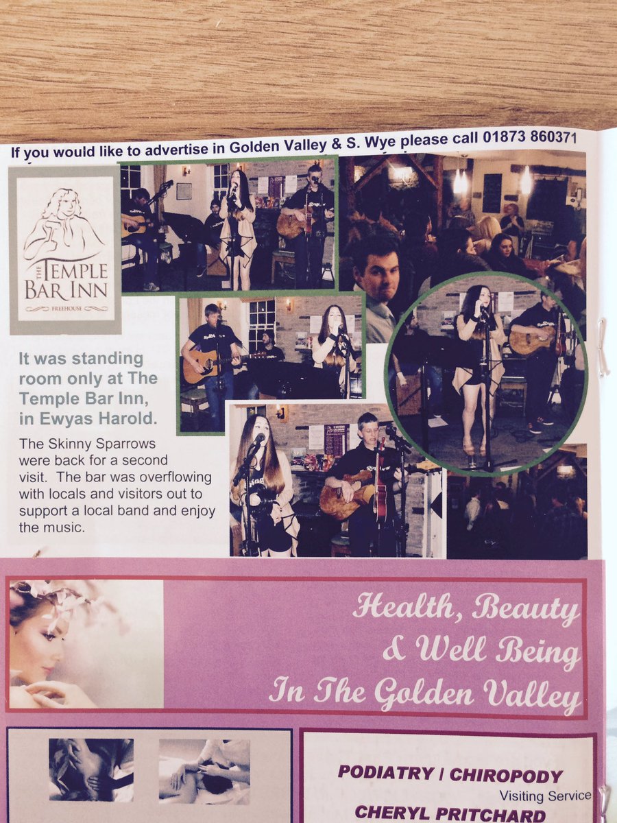 Thanks <a href="/goldenvalleyweb/">goldenvalleywebsite</a>  for the publicity <a href="/TheTempleBarInn/">Temple Bar Inn</a>