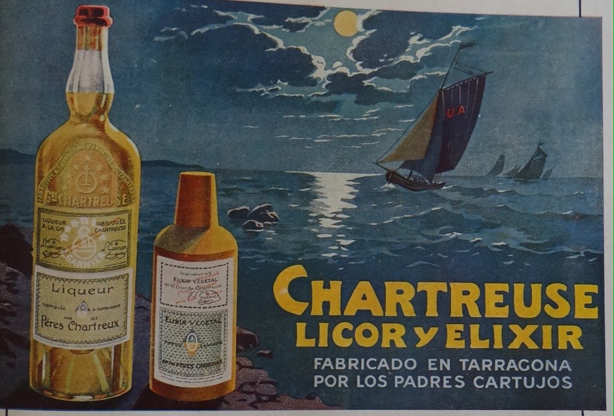 Fedecuco's tweet image. El licor chartreuse durante muchos años se fabricó en Tarragona España