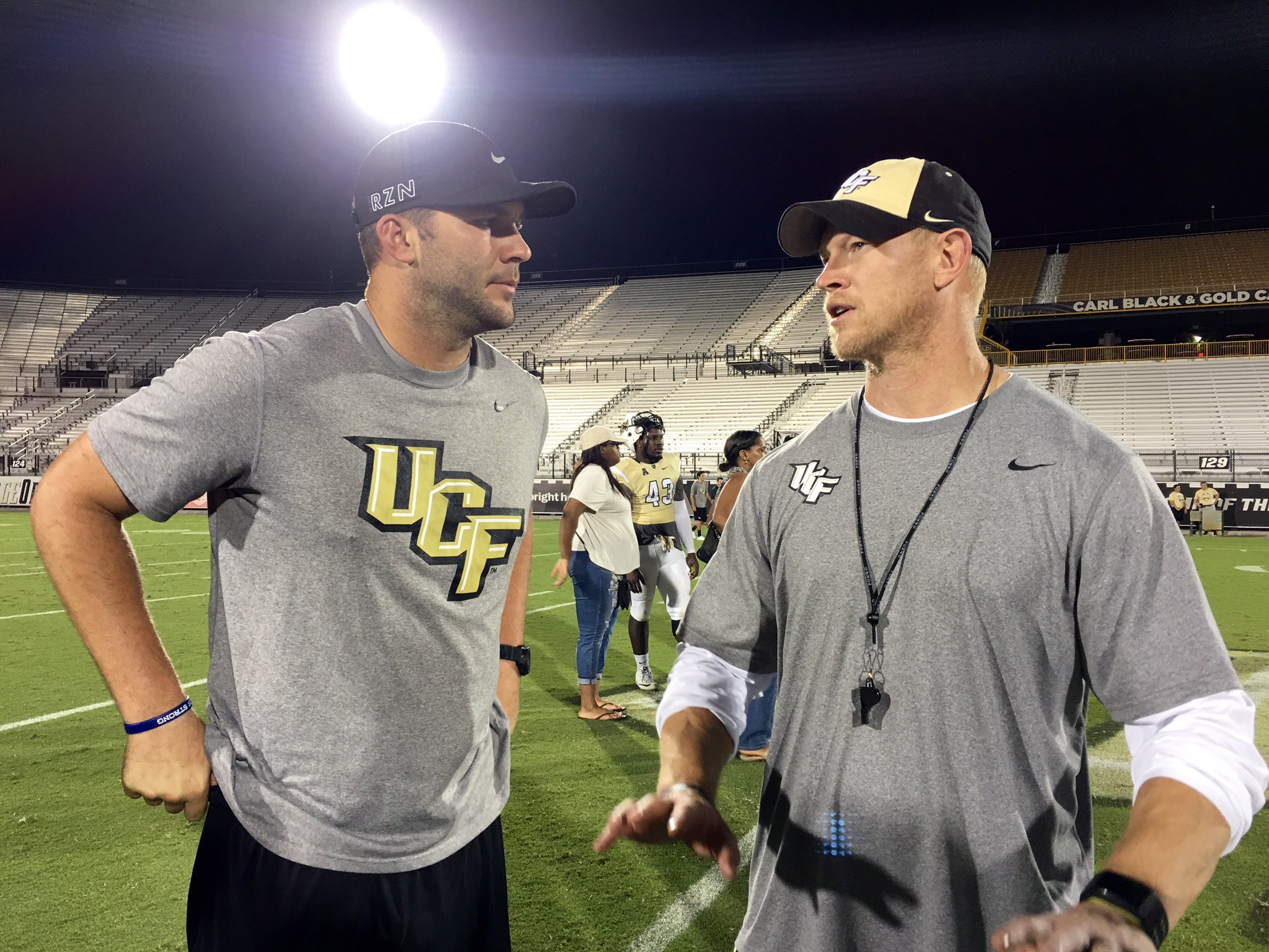 UCF Football on Twitter: "A couple of QBs talking shop. #RiseandConquer