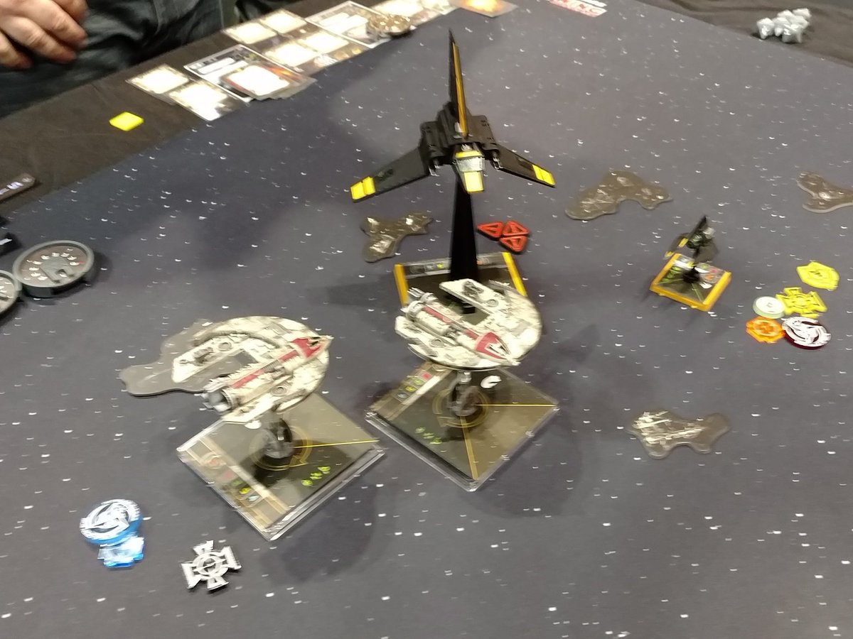 FFGOP's tweet photo. Brad has taken the lead in our other #HothOpen semifinal match. #XWing https://t.co/i2ompdqVRh
