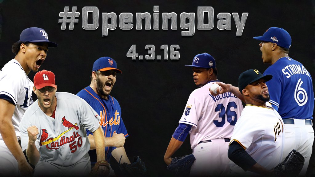 MLB's tweet photo. Get hyped. #OpeningDay https://t.co/4S2LDrmeZ8