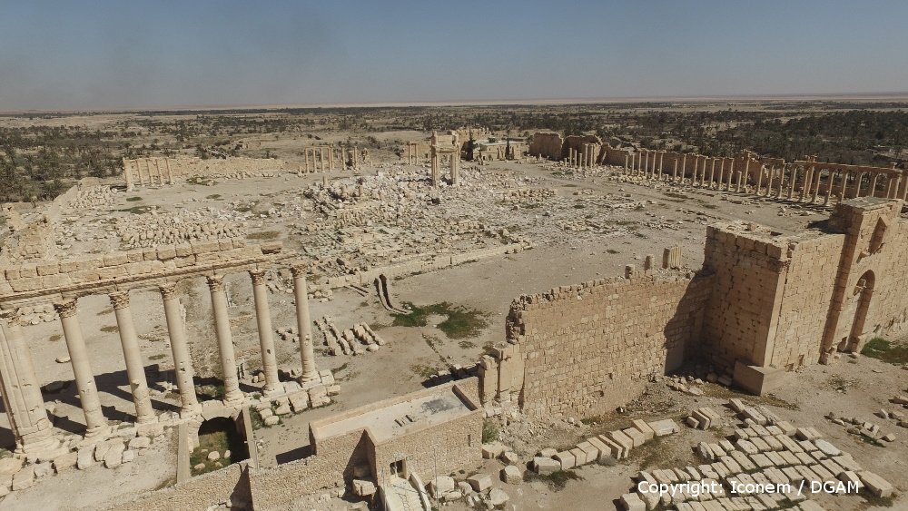 Back in Palmyra with <a href="/dgam_syria_en/">DGAM Syria</a> Discover our new exclusive photos © DGAM/Iconem  #SyrianHeritage #Palmyra #DGAM
