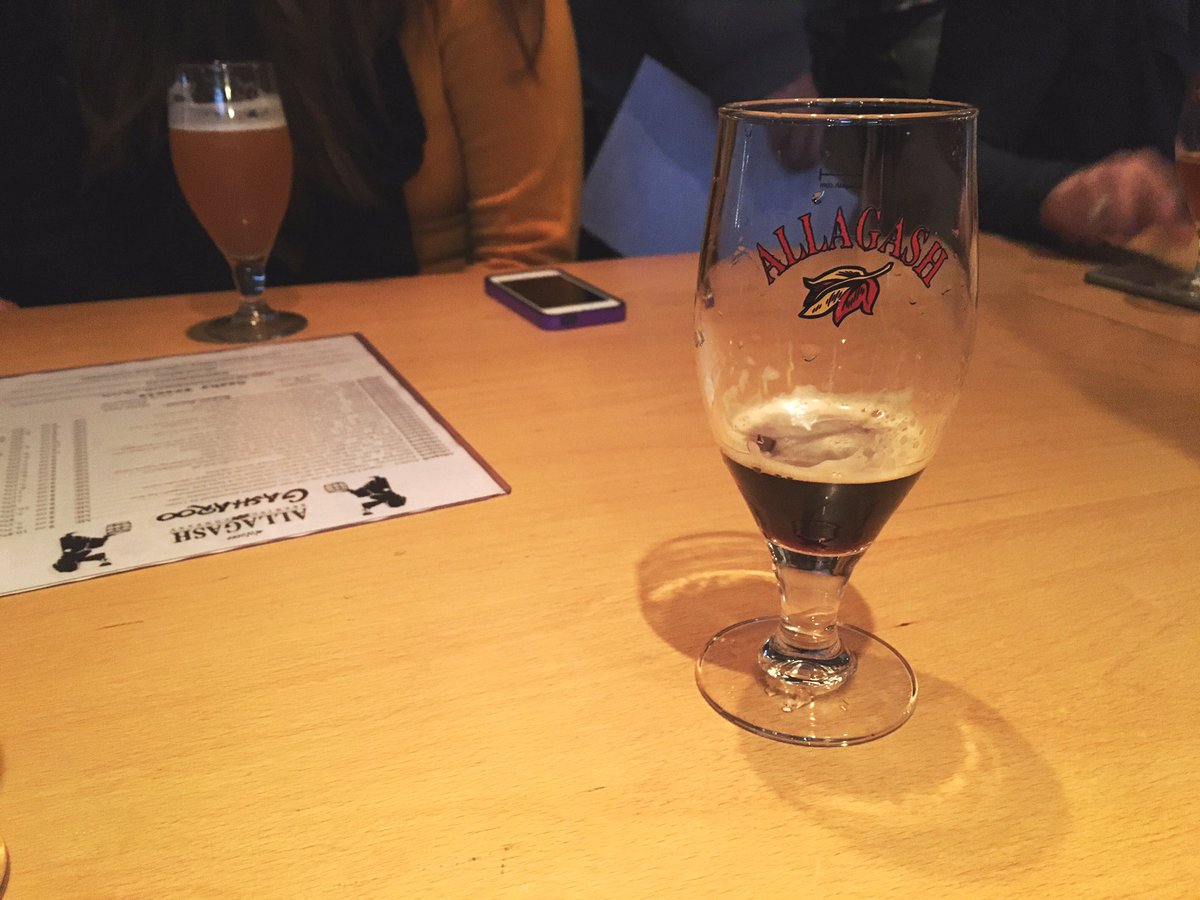 dhitchcox's tweet photo. The last of @AllagashBrewing #hive56 at @NovareResBierCf #Gasharoo. #UncommonCrow kicked too https://t.co/uvdnHlx8da