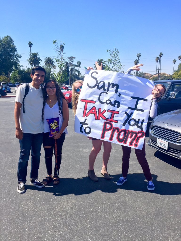 yourpromposal's tweet photo. RIVERSIDE POLY HIGH SCHOOL PROMPOSAL : @JoseeC_17 &amp; @SamSantanaaa are gonna spice it up at prom! 🔥 https://t.co/Wknstwrf8q