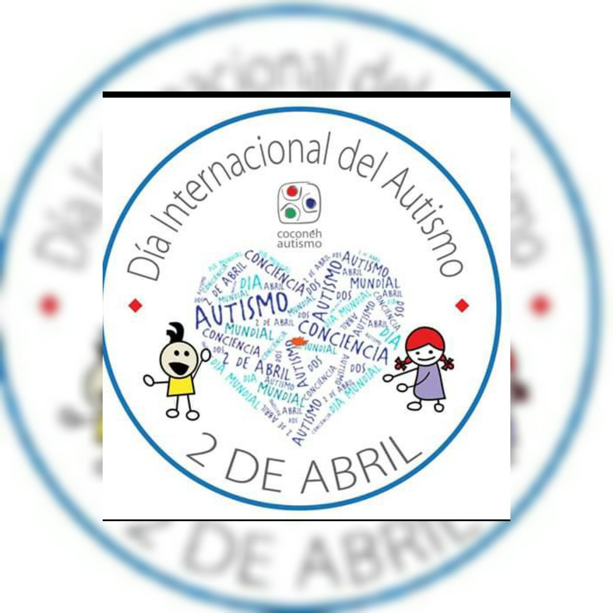 milysabel's tweet photo. 2 de Abril Día mundial del Autismo. https://t.co/k7oPRBqclY