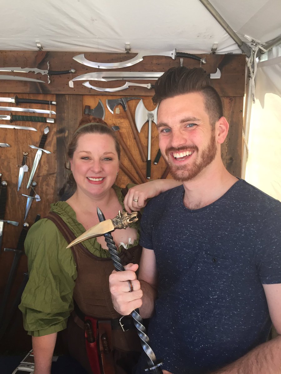 AssailantGame's tweet photo. Thanks to Legacy Forge for advice about our time period! Trebuchets to follow soon. @StartupWkndOU #SWOU https://t.co/6ZjAsuMX2H