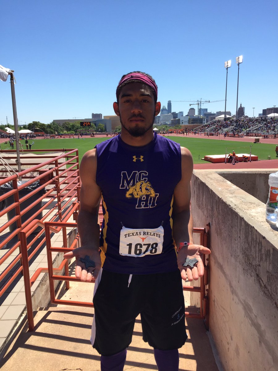 Josh McGowen finished 2nd in the 110 hurdles at Texas Relays!!! <a href="/McHiPride/">Dr. Albert Canales</a> <a href="/Mchi_Yearbook/">McHiYearbook&News</a> <a href="/McAllenISD/">McAllen ISD</a> <a href="/rgvsports/">RGVSports.com</a>