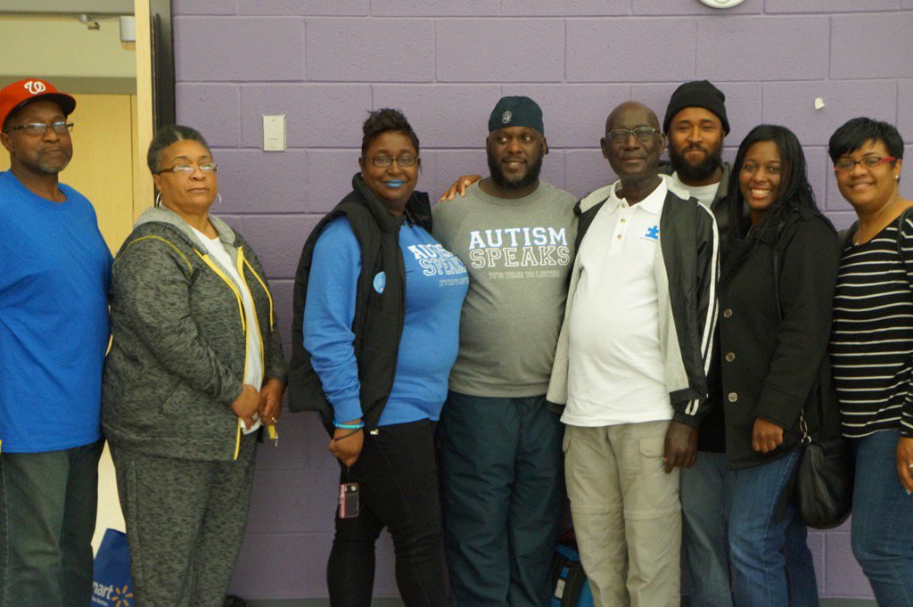 Some of our parent participants (Autism Awareness Day)