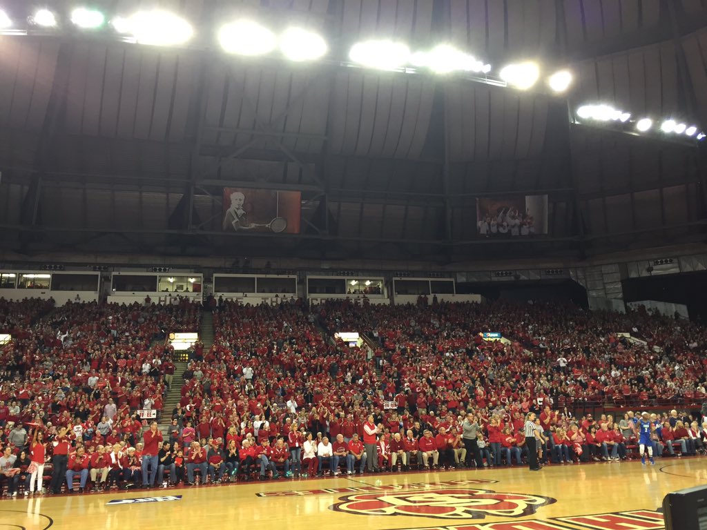 SDCoyotes's tweet photo. Today's attendance of 7,415 is the most in D1 basketball at USD. #GoYotes #WNIT #SoldOut https://t.co/DidmW9VFH8