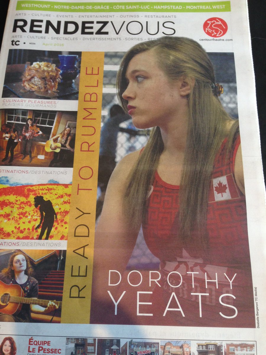 Famous in the west-end of Montreal! <a href="/DoriYeats/">Dori Yeats</a> #Rio2016